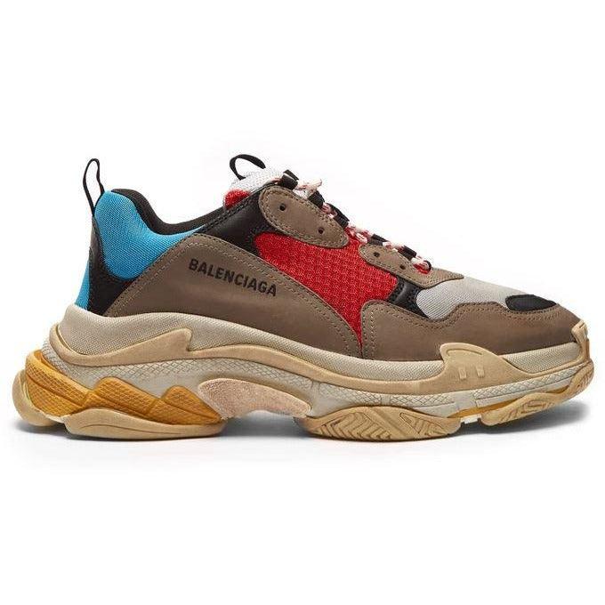 Balenciaga Triple S Grey Red Blue (4006832439368)