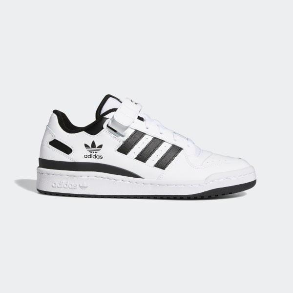 Adidas Forum Low White Black - Plumas Kicks