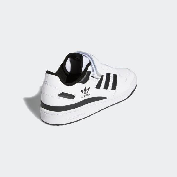 Adidas Forum Low White Black - Plumas Kicks