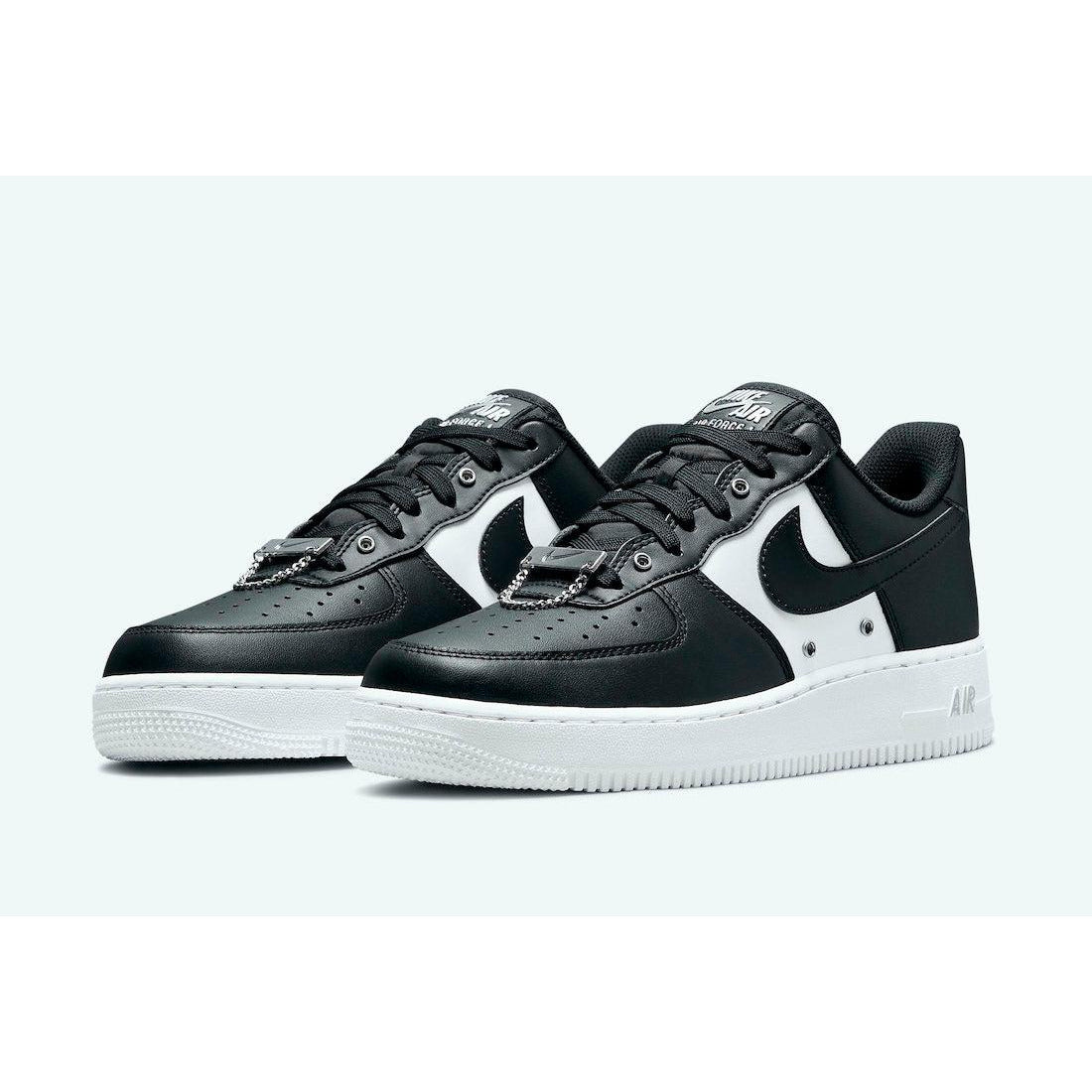Air Force 1 '07 Premium 'Silver Chain - Black' - Plumas Kicks