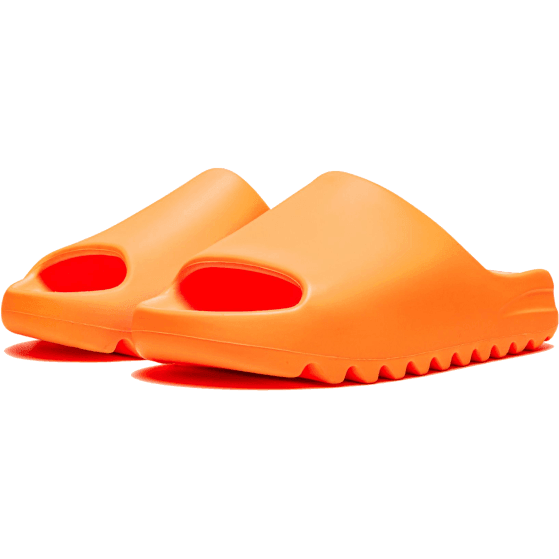 Yeezy Slide Enflame Orange - Plumas Kicks