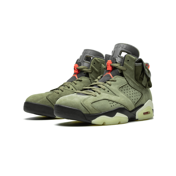 Air Jordan 6 "Travis Scott Medium Olive" - Plumas Kicks