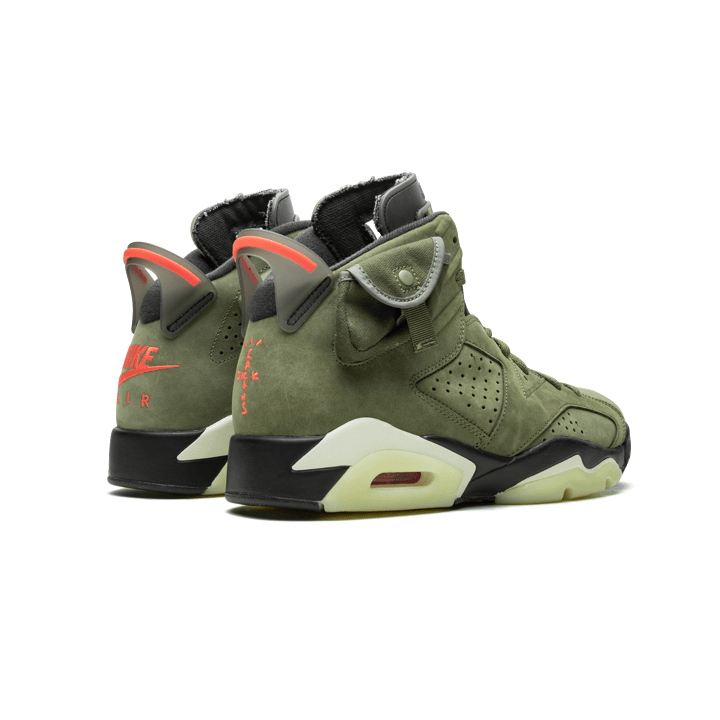 Air Jordan 6 "Travis Scott Medium Olive" - Plumas Kicks