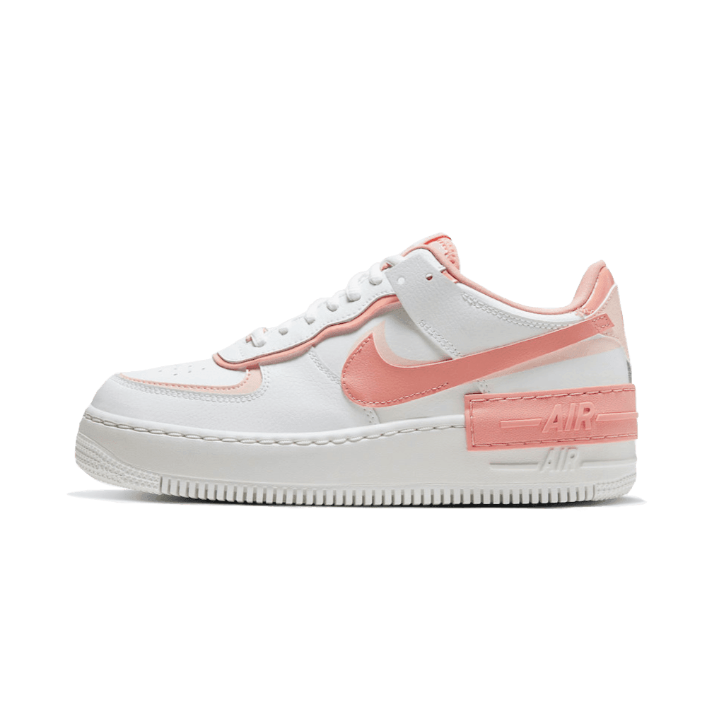 Air Force 1 Shadow White Pink - Plumas Kicks