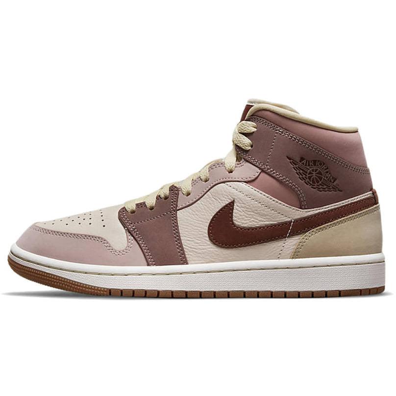 Air Jordan 1 Mid Brown Pink