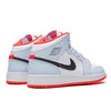 Air Jordan 1 Mid Half Blue Polka Dot Swoosh