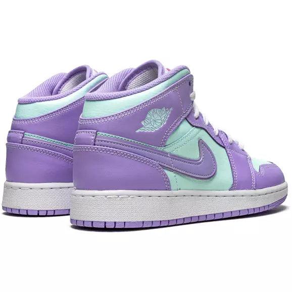 Air Jordan 1 Mid Purple Aqua