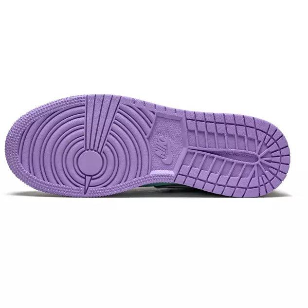Air Jordan 1 Mid Purple Aqua