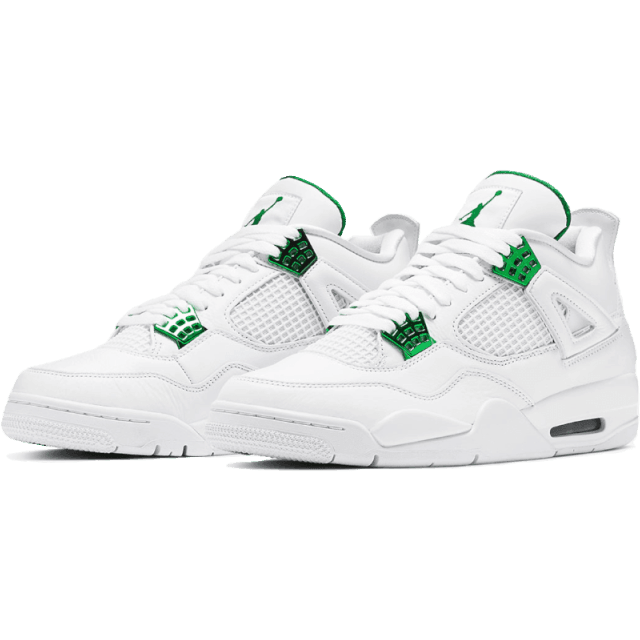 Air Jordan 4 Retro Metallic Green - Plumas Kicks