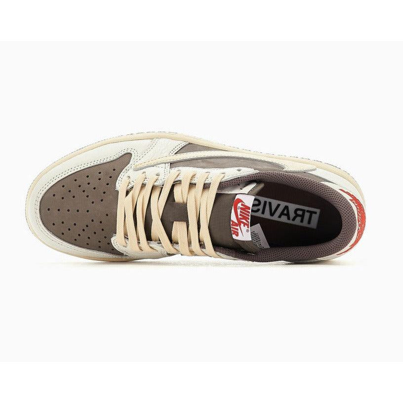 Air Jordan 1 Low x Travis Scott OG SP "Reverse Mocha" - Plumas Kicks