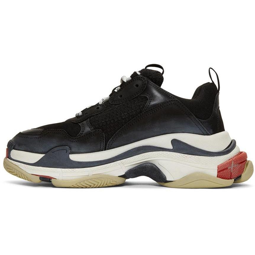 Balenciaga Triple S Black White Red (4006830374984)