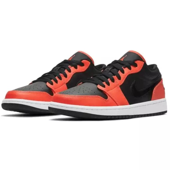 Air Jordan 1 Low "  Black Orange " - Plumas Kicks