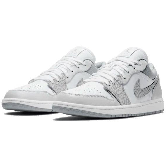 Air Jordan 1 Low PRM " Smoke Grey Elephant " - Plumas Kicks