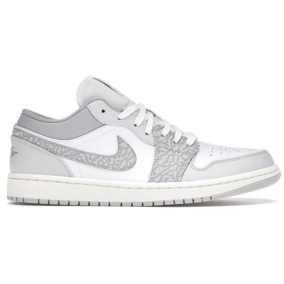 Air Jordan 1 Low PRM " Smoke Grey Elephant " - Plumas Kicks
