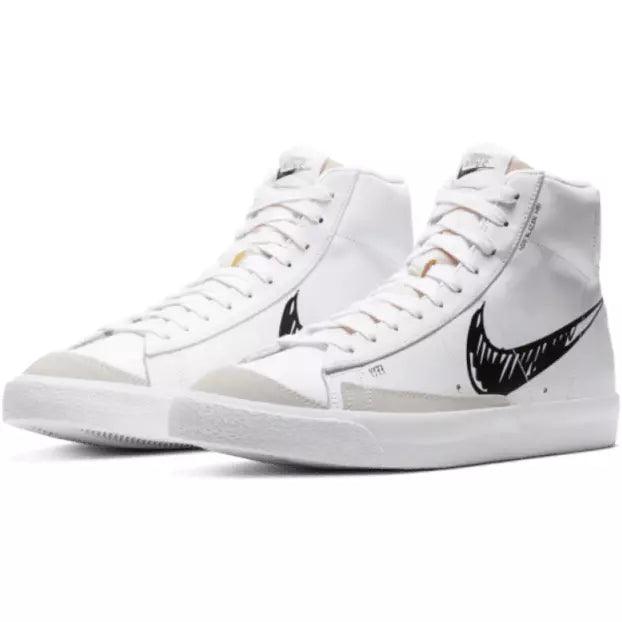 Blazer Mid Sketch Black Swoosh - Plumas Kicks