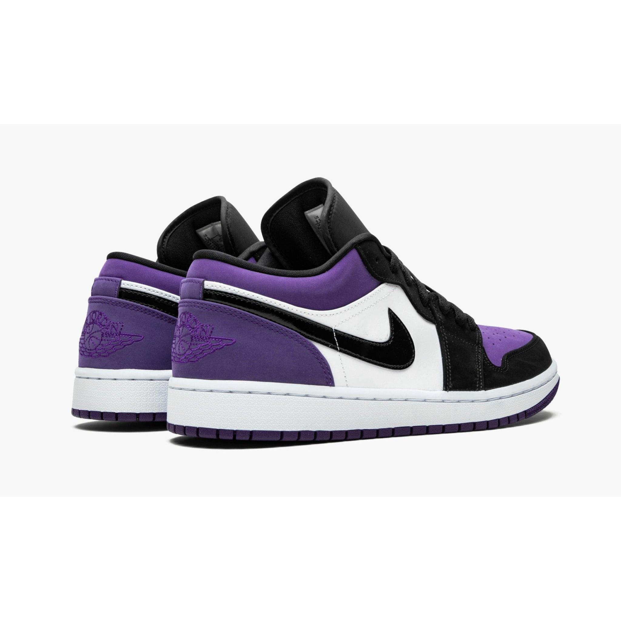 AIR JORDAN 1 LOW "Court Purple" - Plumas Kicks