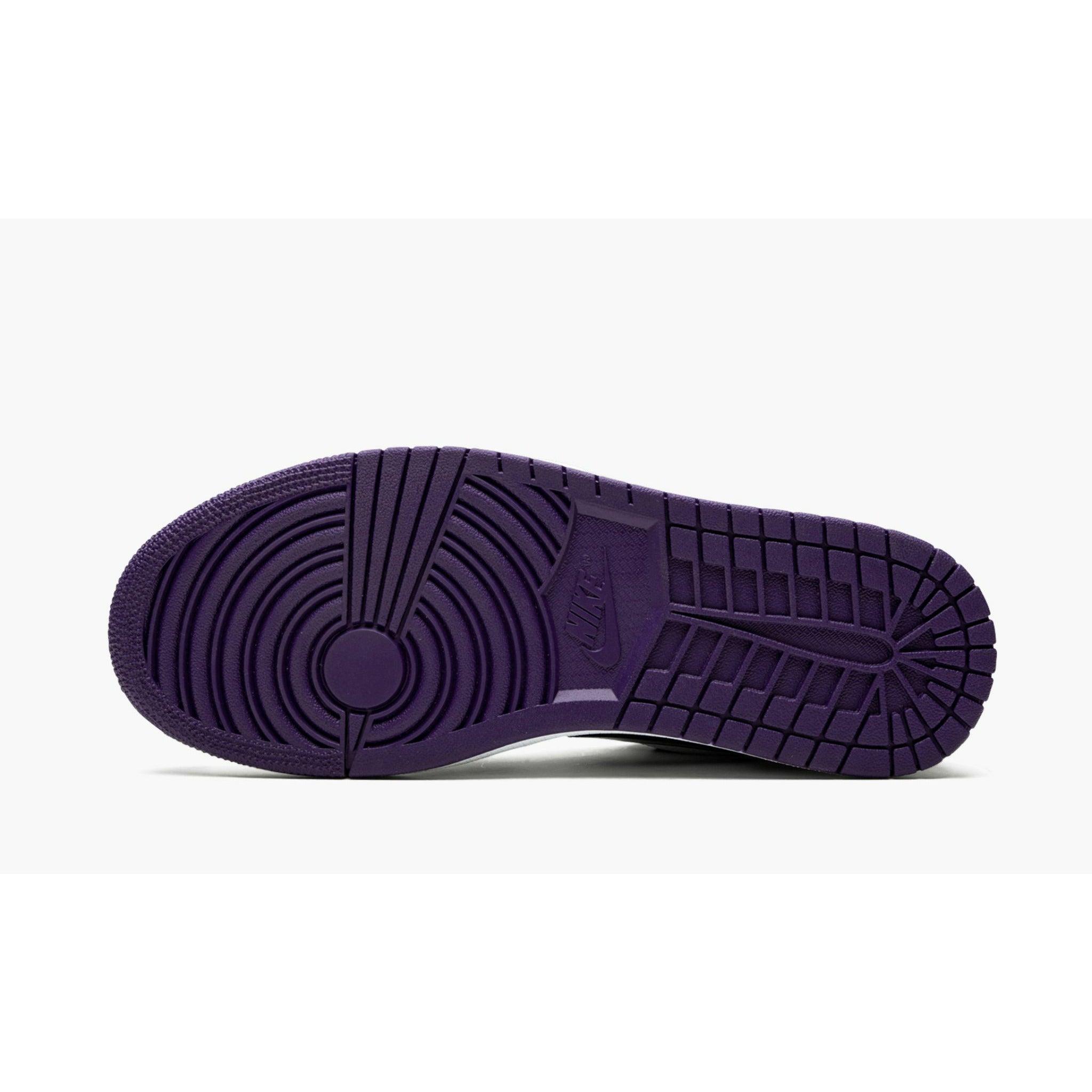 AIR JORDAN 1 LOW "Court Purple" - Plumas Kicks